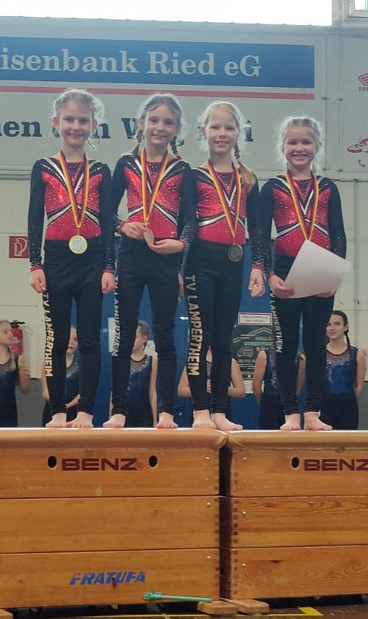 Erster Mannschaftswettkampf 2025 für Turnerinnen des TV Lampertheim