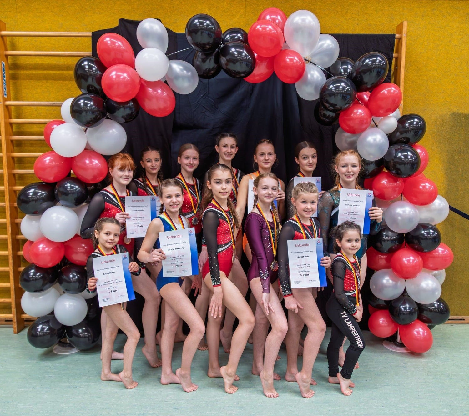 Gau-Einzelmeisterschaften der Turnerinnen in Lampertheim