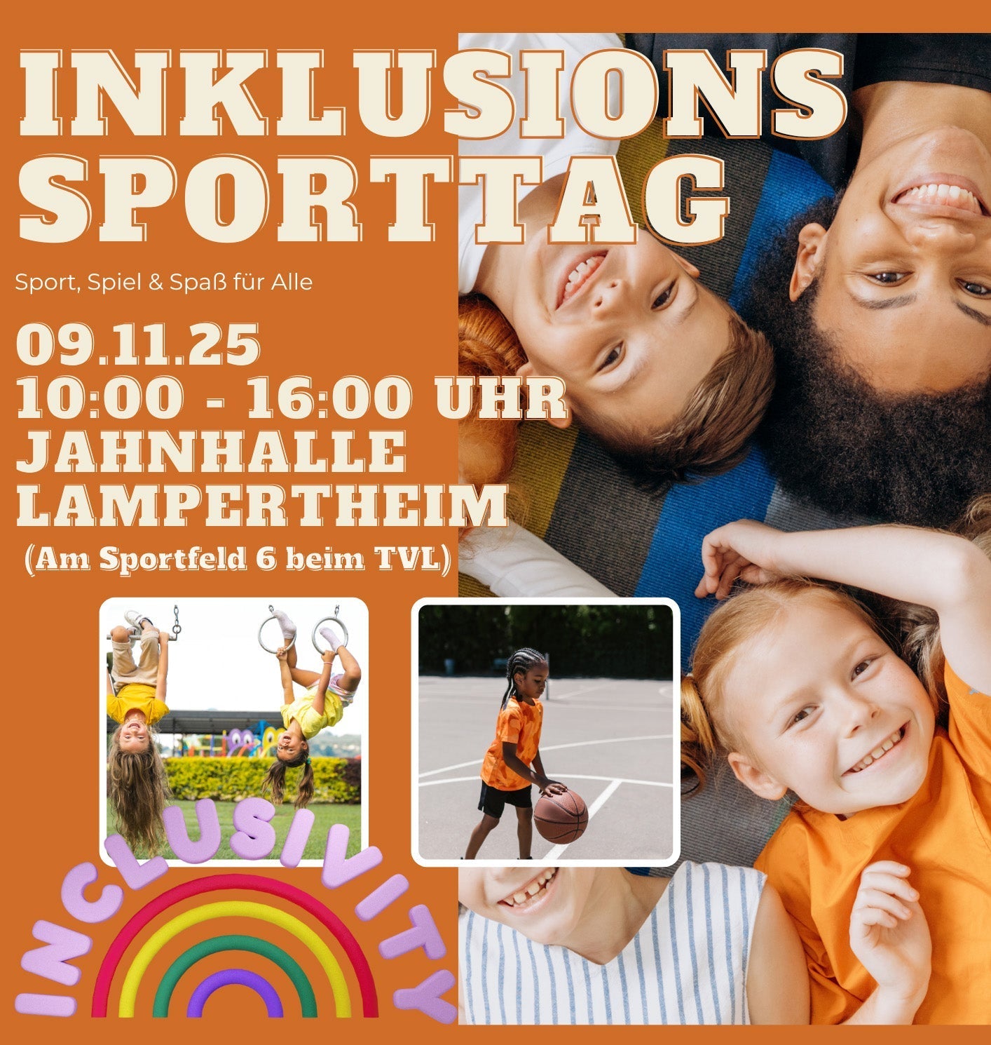 Inklusionssporttag am 09.11.25 in der Jahnhalle
