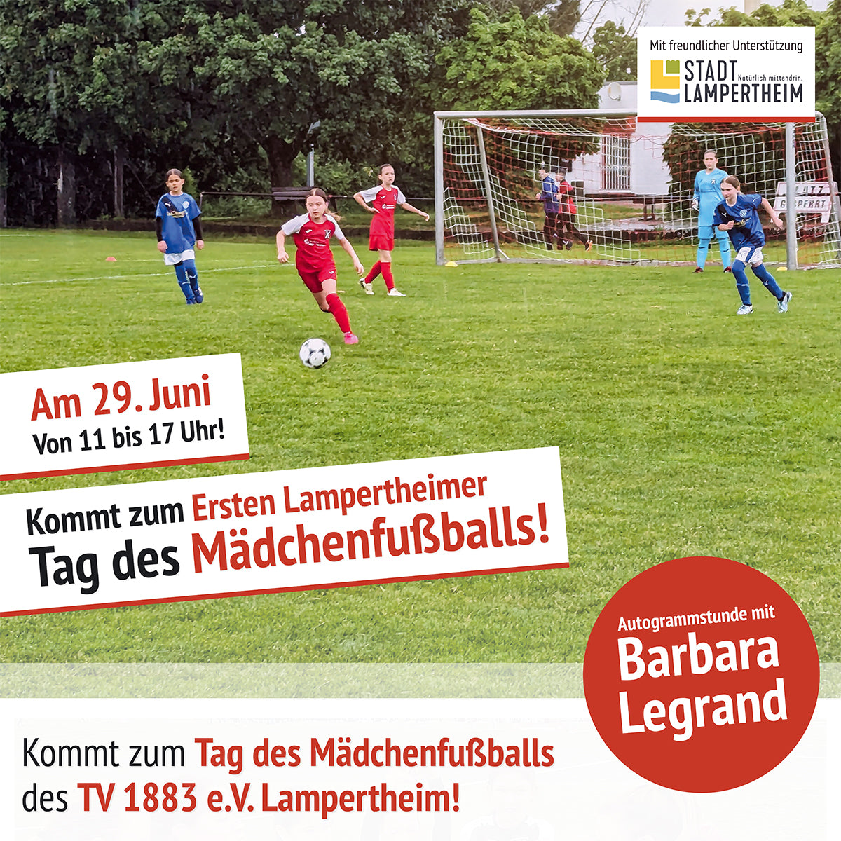 Erster 'Tag des Mädchenfußballs' am 29. Juni 2024