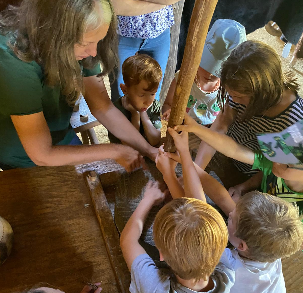 Turnjugend auf Mittelalter-Exkursion